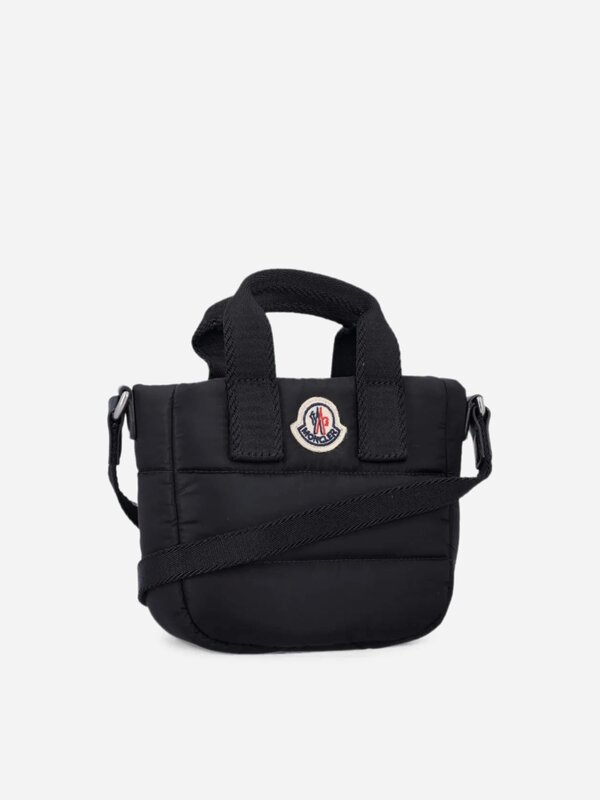 Moncler Enfant Girls Caradoc Crossbody Bag in Black (16.5cm)