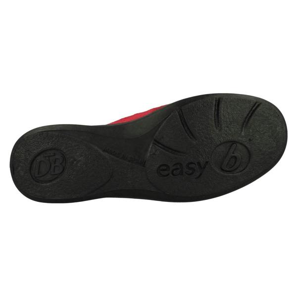 DB Shoes Ladies DB Shoes 2V Fitting Strap Fastening Slippers Caroline 2