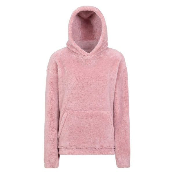 Mountain Warehouse Womens/Ladies Teddy Fleece Hoodie - Pink