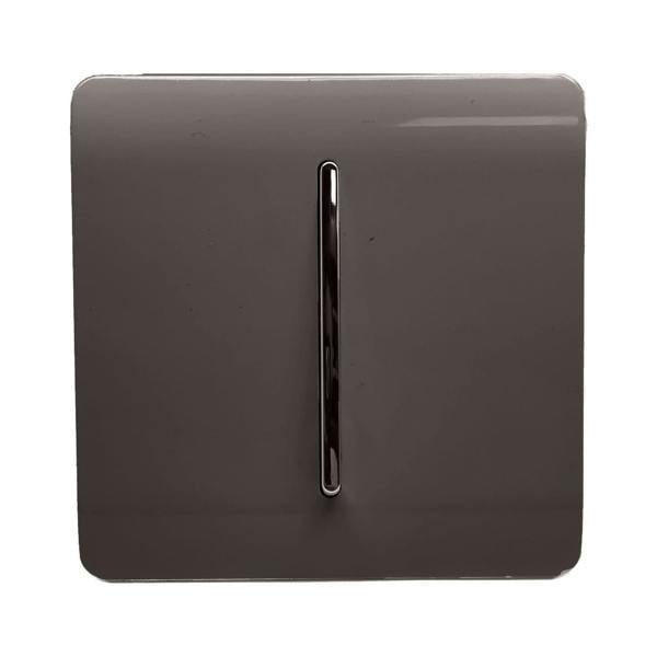 Trendi Switch Screwless 10 Amp Triple Pole Fan Isolator Switch in Dark Mocha Brown - FIDB