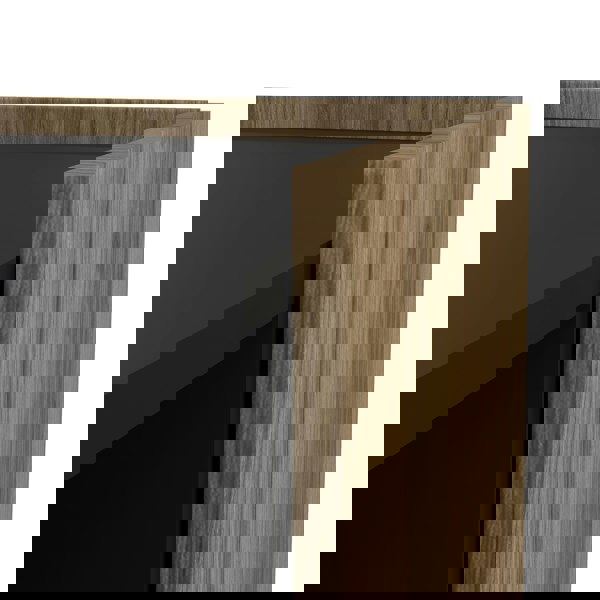 Furniture To Go Kendall TV-Unit with 2 Doors + 1 Drawer Oak and Black