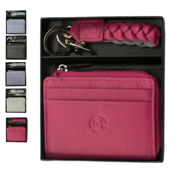 Mala Leather Ladies Leather Boxed Giftset - Purse & Keyring