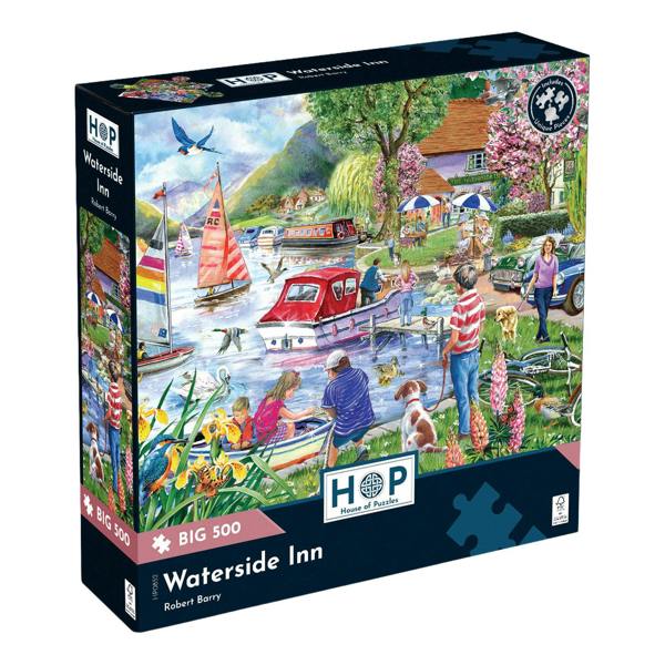 The House of Puzzles Waterside Inn BIG 500 Piece Jigsaw Puzzle