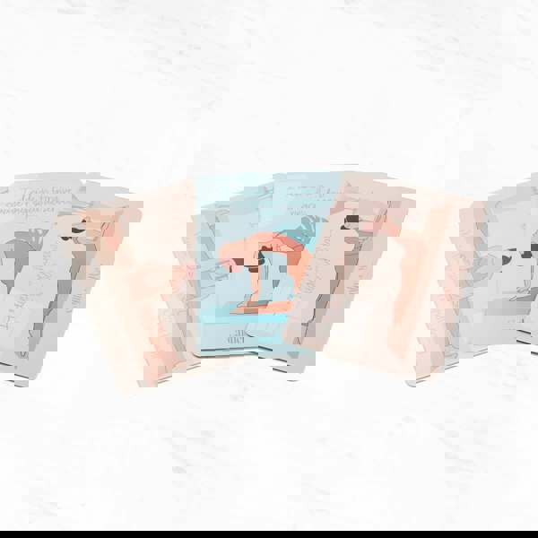 Myga Yoga Pose Cards – 70 Illustrated Yoga & Affirmation Cards