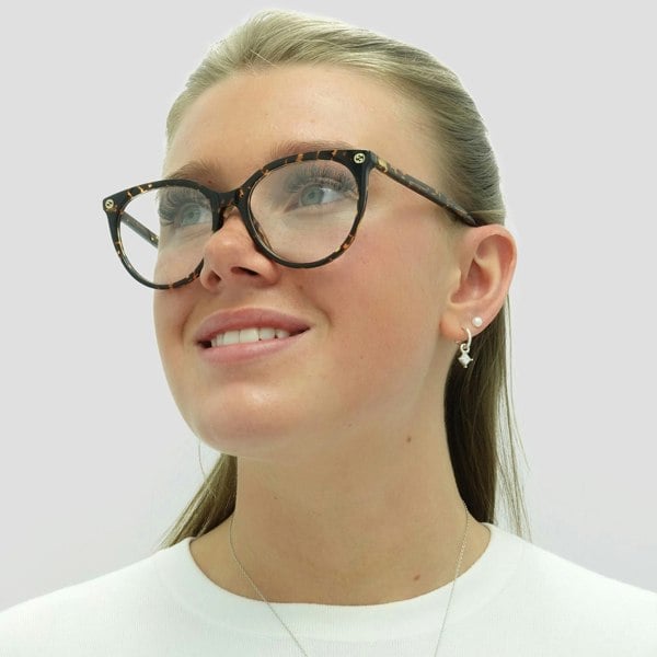 Gucci Glasses Frames GG0093O 002 Havana Women