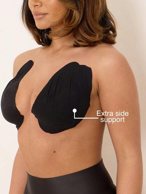 Perky Pear Cleavage Sculpting Boob Tape Strips BLACK