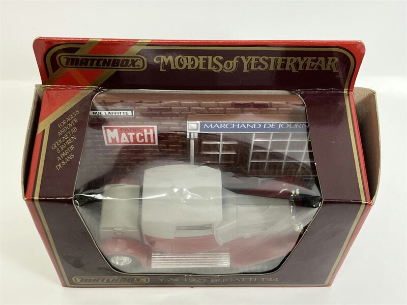 MCSlots Bugatti T44 1927 1:38 Scale Models of Yesteryear Matchbox Y24D S6