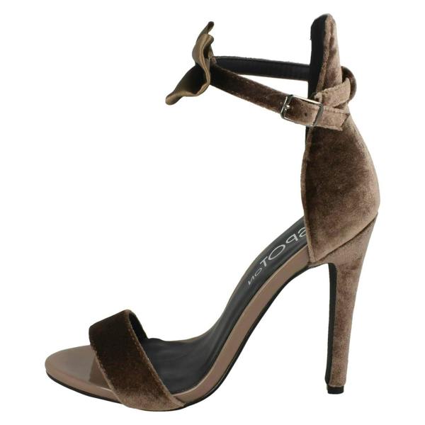 Spot On Ladies Spot On Bow Ankle Strap Sandals