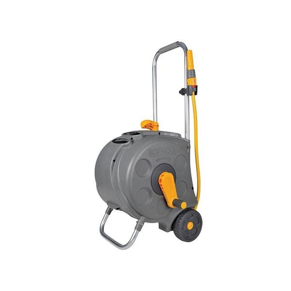 Hozelock 2416 Freestanding Compact Hose Reel + 30m Of 12.5mm Hose - Multi Colour - 