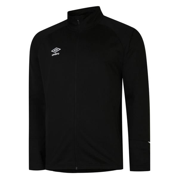 Umbro Childrens/Kids Total Training Knitted Track Jacket - Black/White - 