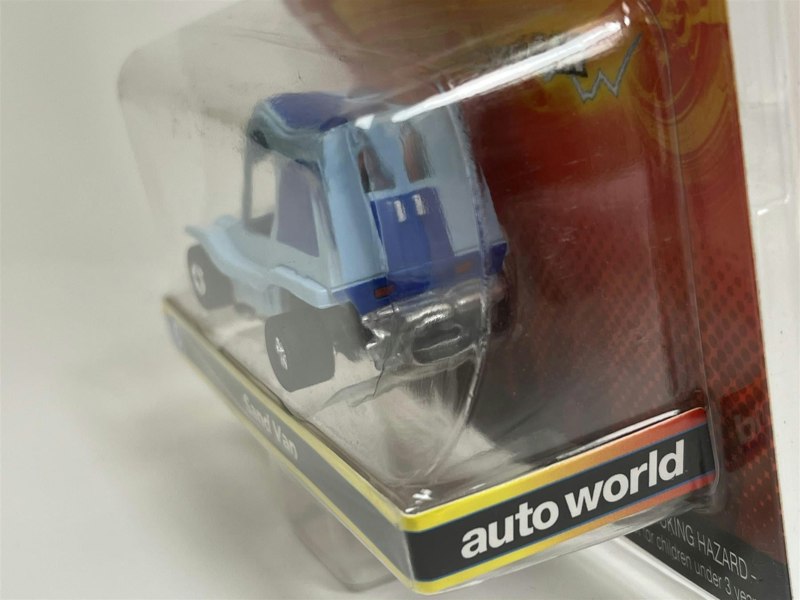 Auto World Slot Cars Sand Van Blue Thunderjet Ultra G HO Slot Car SC367-6