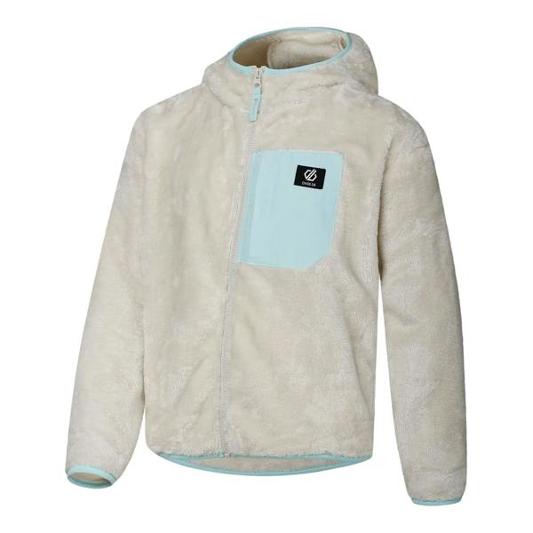 Dare 2B Childrens/Kids Powder Fleece Jacket - Almond Milk/Water Ballet - 