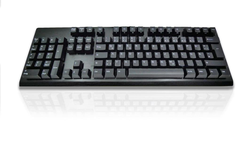 Accuratus Left Hander  - USB Professional & Programmable Left Handed Full Size Keyboard with Mechanical Key Switches