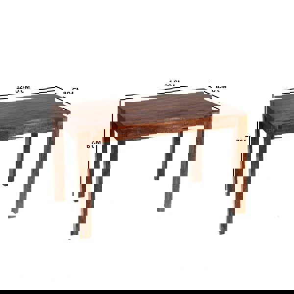 IH Design Maxen Mango Small Dining Table 4ft (120cm)