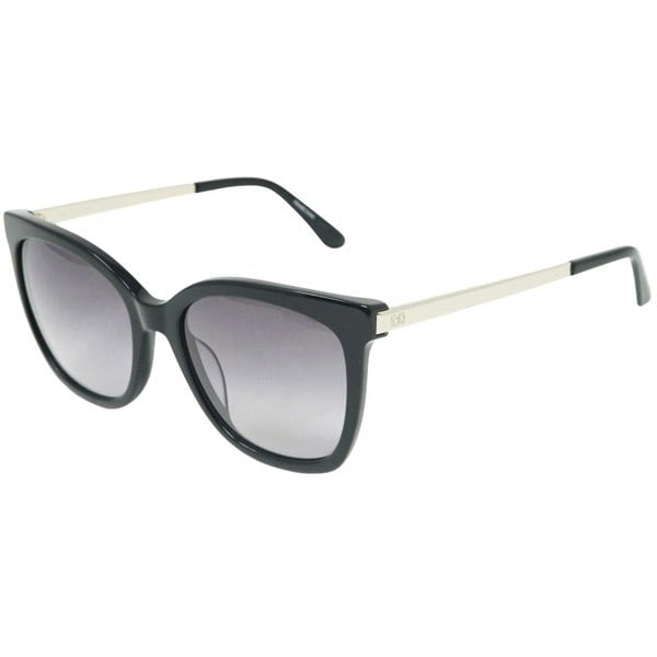 Calvin Klein Grey Gradient Lens Black Sunglasses