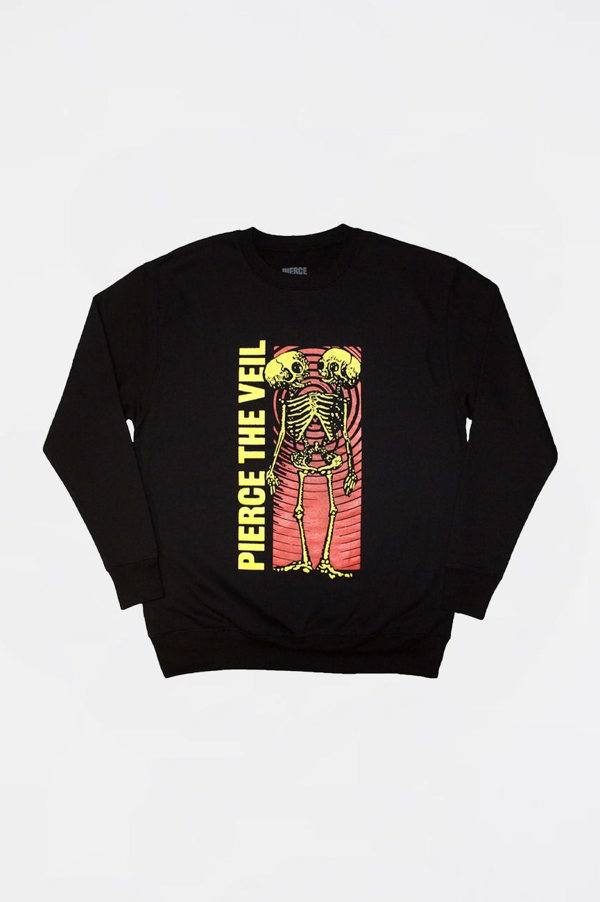 Paradiso Pierce The Veil Wavy Skeleton Sweatshirt