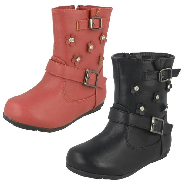 Spot On Girls Spot On Flat Calf High Boots H4106