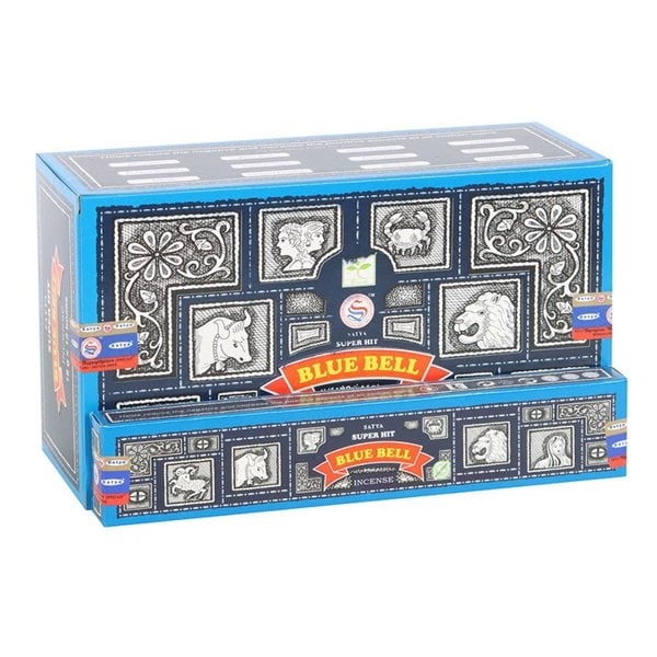 Serano 12 Packs of Superhit Blue Bell Incense Sticks by Satya