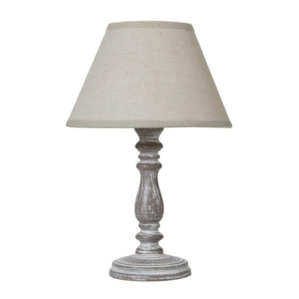 Setia Column Table Lamp With Linen Shade