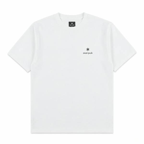 Snow Peak Logo T-Shirt Off White