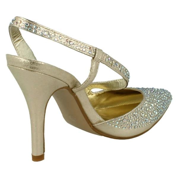 Anne Michelle Ladies Anne Michelle Sling Back Evening Shoes