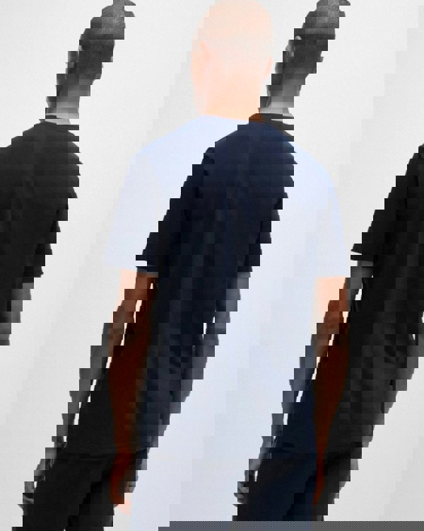 BOSS Orange Mix & Match Mens Stretch-Cotton Regular Fit T-Shirt with Logo Detail NOS - Dark Blue 403