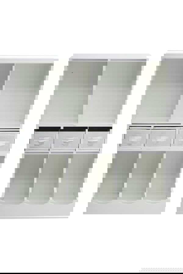 Living and Home Three Story Open Toy Clothing and Book Storage Cabinet