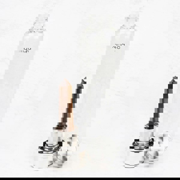 Myga Tiger’s Eye Crystal Glass Water Bottle