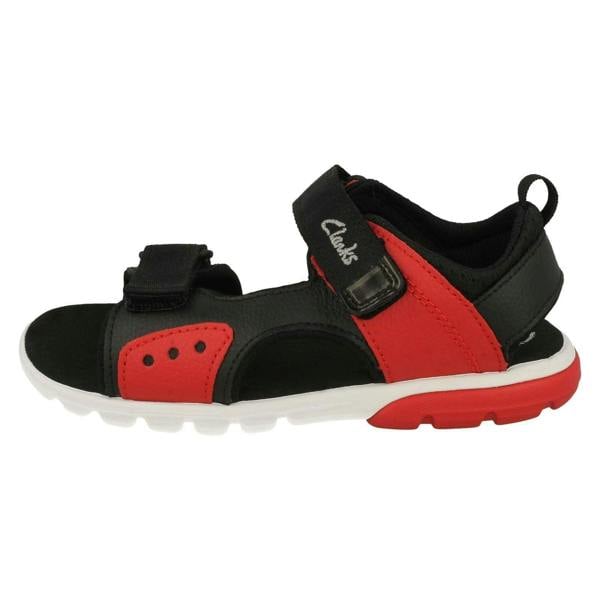 Clarks Childrens Clarks Hook And Loop Sandals Rocco Tide K