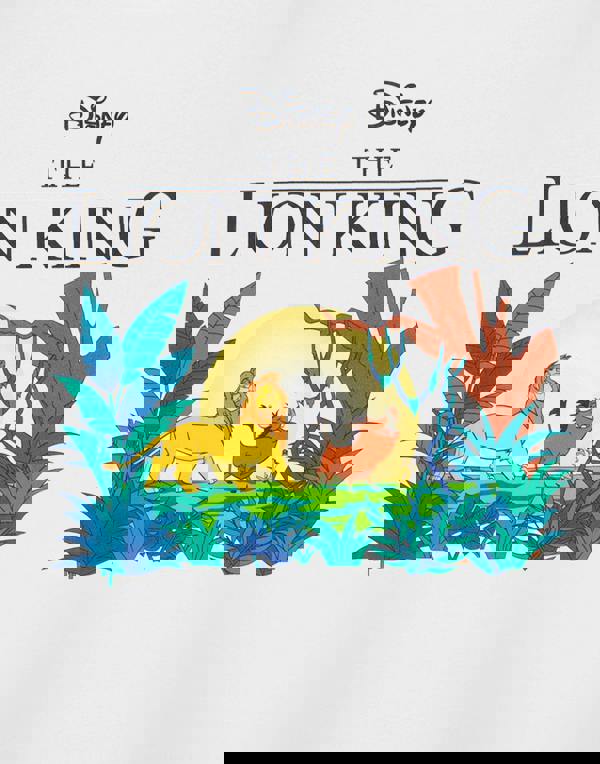 Disney Womens White Lion King Short Sleeved T-Shirt