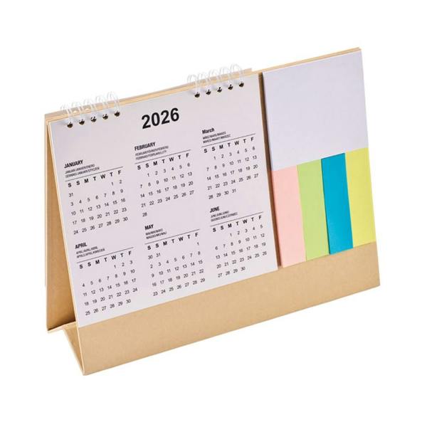 MidOcean Calendoo Memo Pad - Beige - 