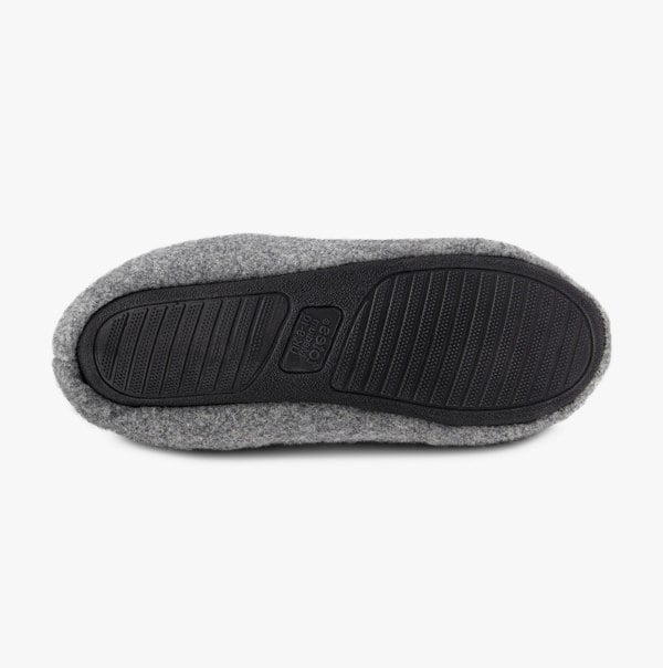 Totes Isotoner NOVELTY Mens Mule Slippers Grey