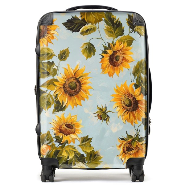 Warren Reed Summer Sunflowers Suitcase