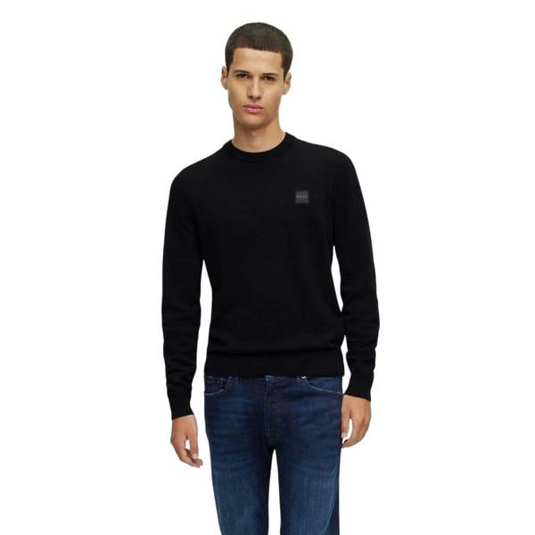 Boss Mens Kanovano Crew Neck Jumper - Pastel Blue - 