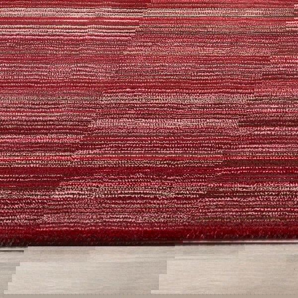 The Rugs Fine Striped Design Wool Rug - Quality Hand-Loomed