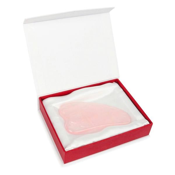White Lotus Beauty Genuine Crystal Gua Sha Chemical Free Rose Quartz