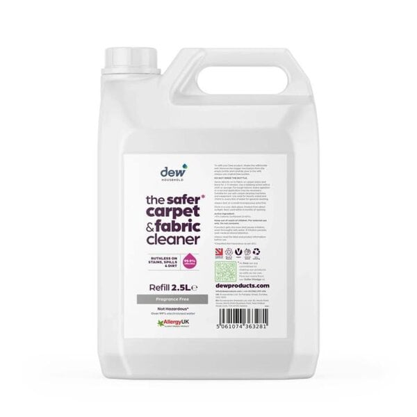 Dew Household Safer Carpet & Fabric Cleaner - 2.5L