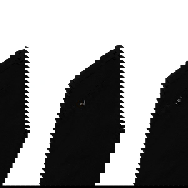 David WeJ Plain Smart Trousers with Belts Loops - Black