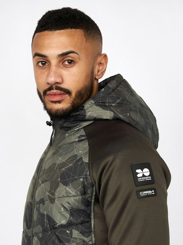 Crosshatch Jamilar Jacket Forest Camo