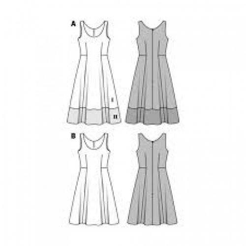 Burda Sewing Pattern 6758 Dresses For Women, 8-10-12-14-16-18 - Intermediate