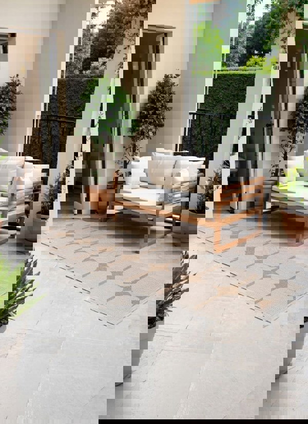 The Rugs Reversible Weatherproof Indoor-Outdoor Rug