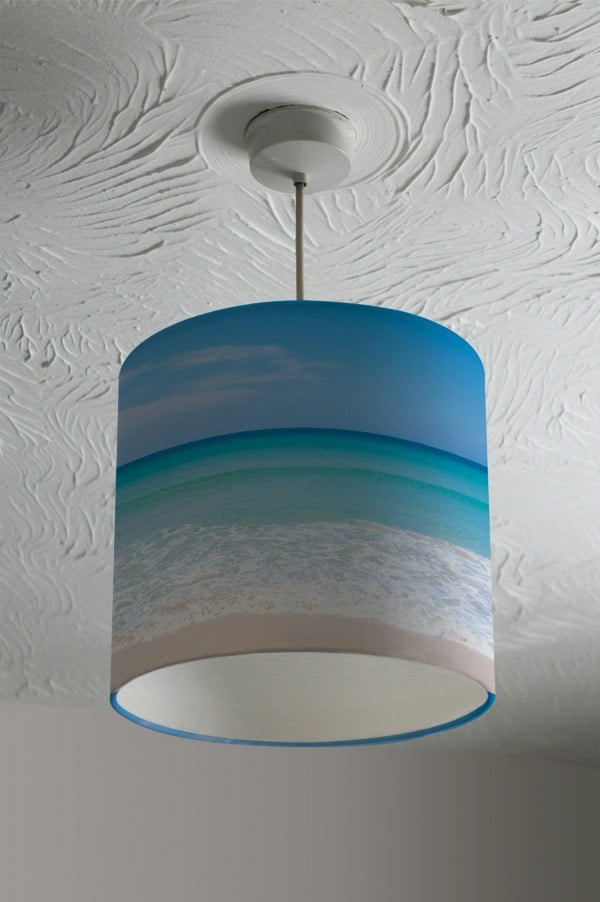 Benjamin Tate Design Nature landscape view of beautiful tropical beach and sea in sunny day (Ceiling & Lamp Shade)