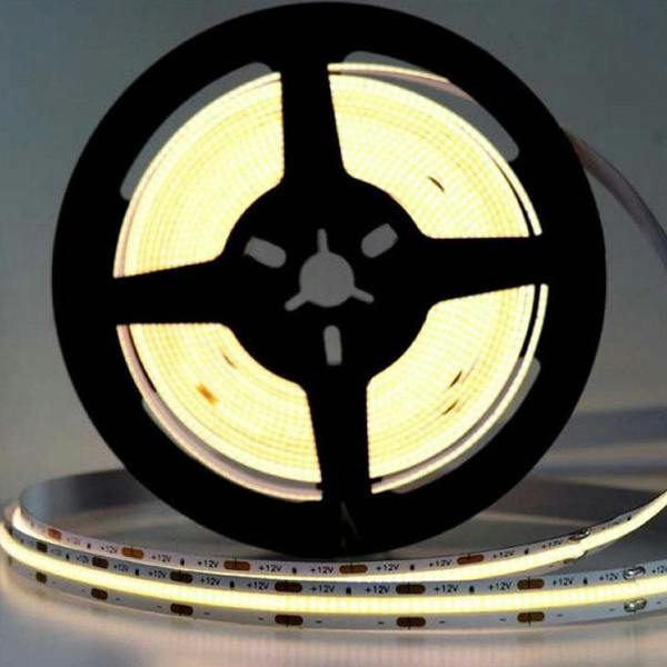 ENER-J 5 Meter 12V LED COB Strip‚ 3000K IP20 (Power Supply Not Included)