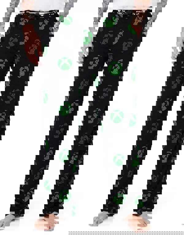 Xbox Mens Black Logo Lounge Pants [dis]