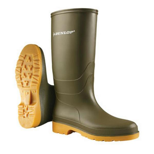Dunlop Childrens/Kids Dull Wellington Boots - Green - 