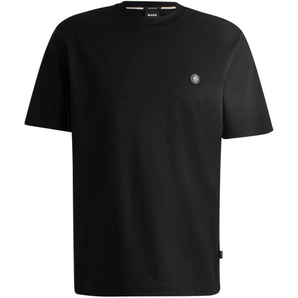 Boss Mens Taut Minimalist Logo T-Shirt - Black - 