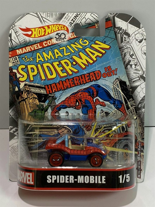 Hot Wheels 50th Spider Mobile FLD31