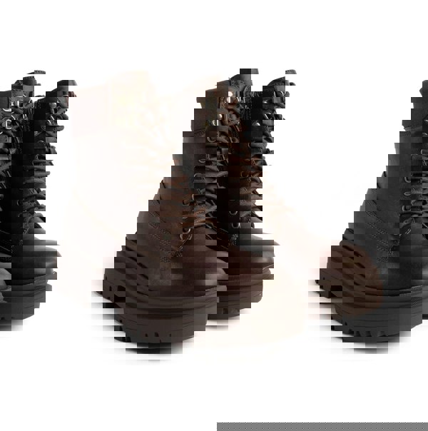 Rocket Dog DANIE Womens Lace Up Boots Dark Brown