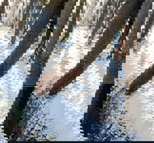 Infinity Leather Women’s Premium Suede Leather Shearling Wool Lining Gloves