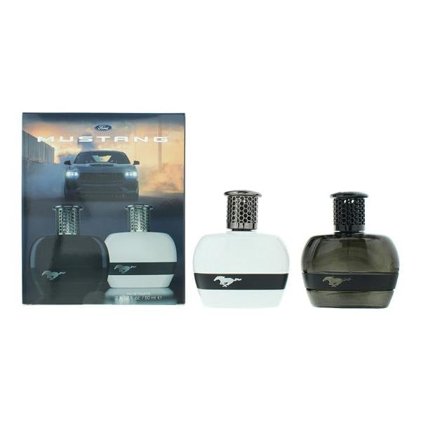 Ford Mustang for Men Eau de Toilette 50ml x 2 Black & White